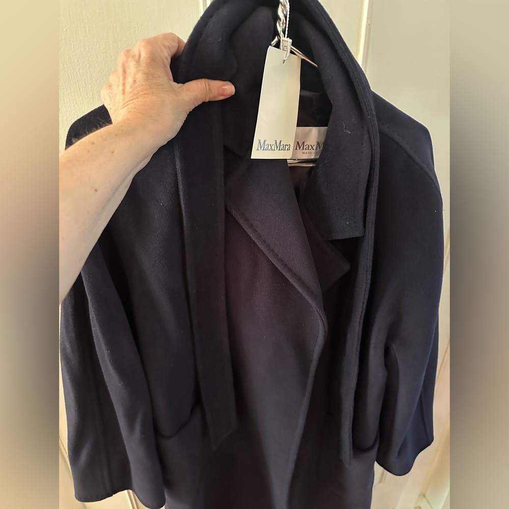 MaxMara midnight navy (close to black) Locri coat - worn once